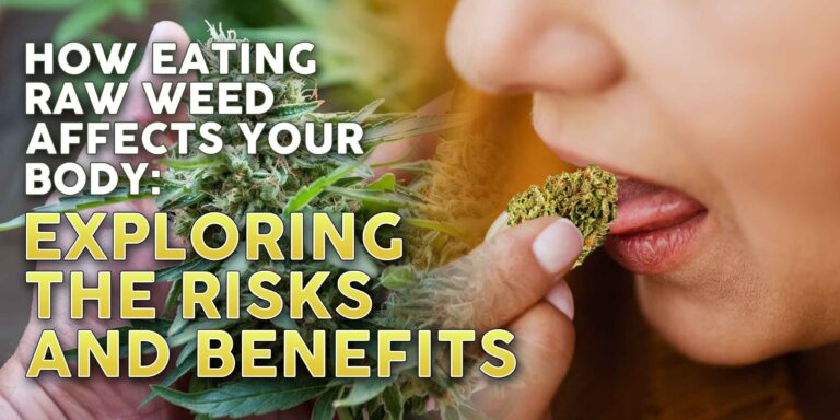 what happens if you eat raw weed