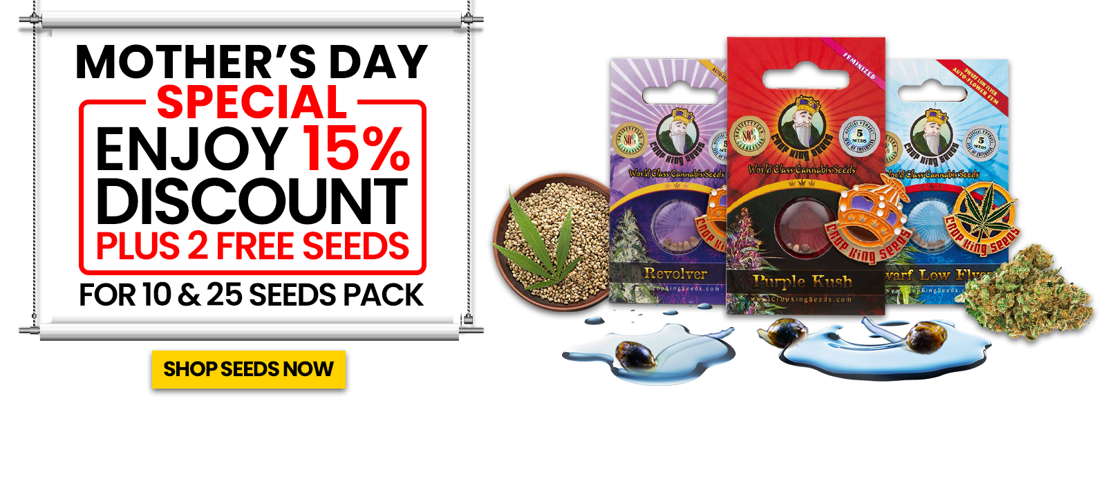 Crop King Seeds Mothers Day Promo