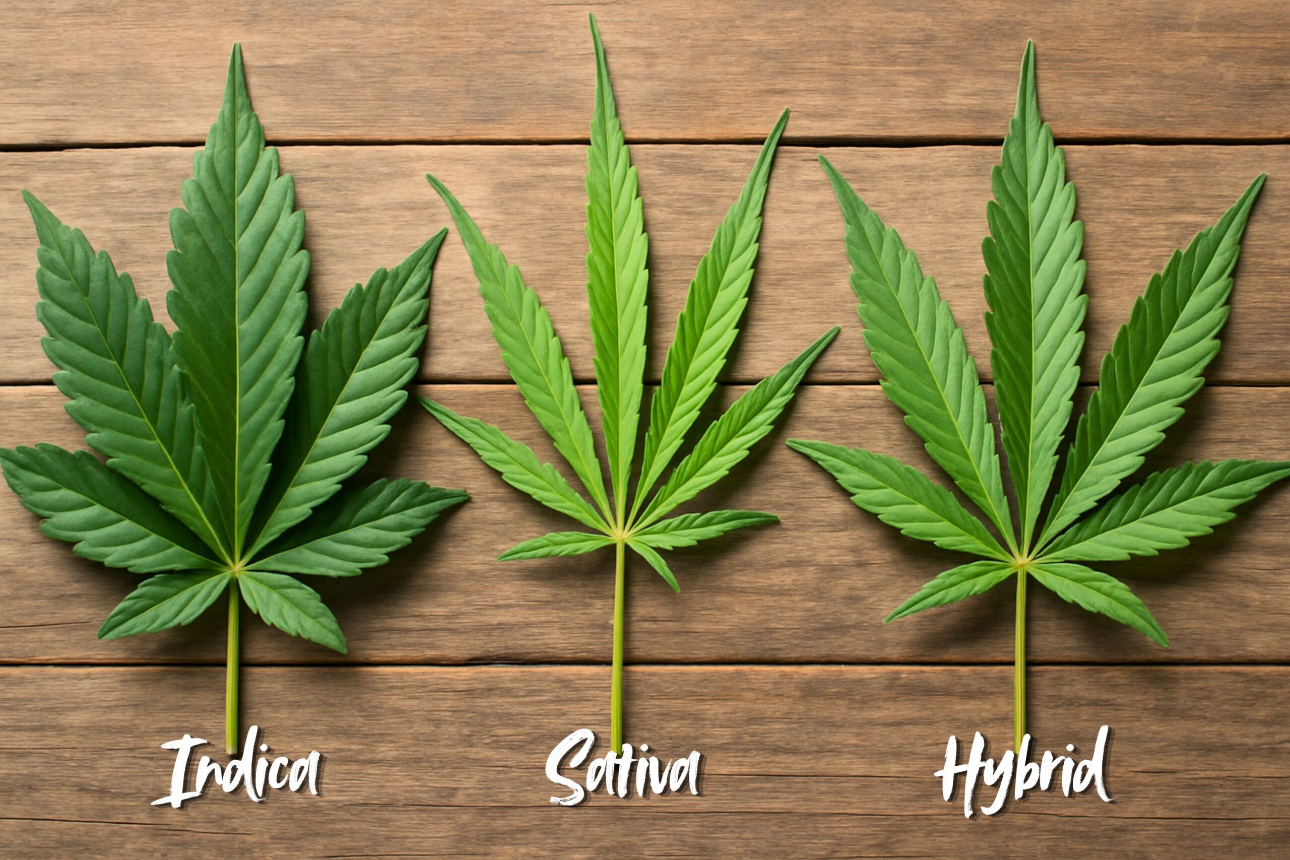 Cannabis Leaf Types_ Indica, Sativa, and Hybrid Characteristics
