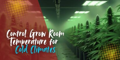 Control Grow Room Temperature for Cold Climates