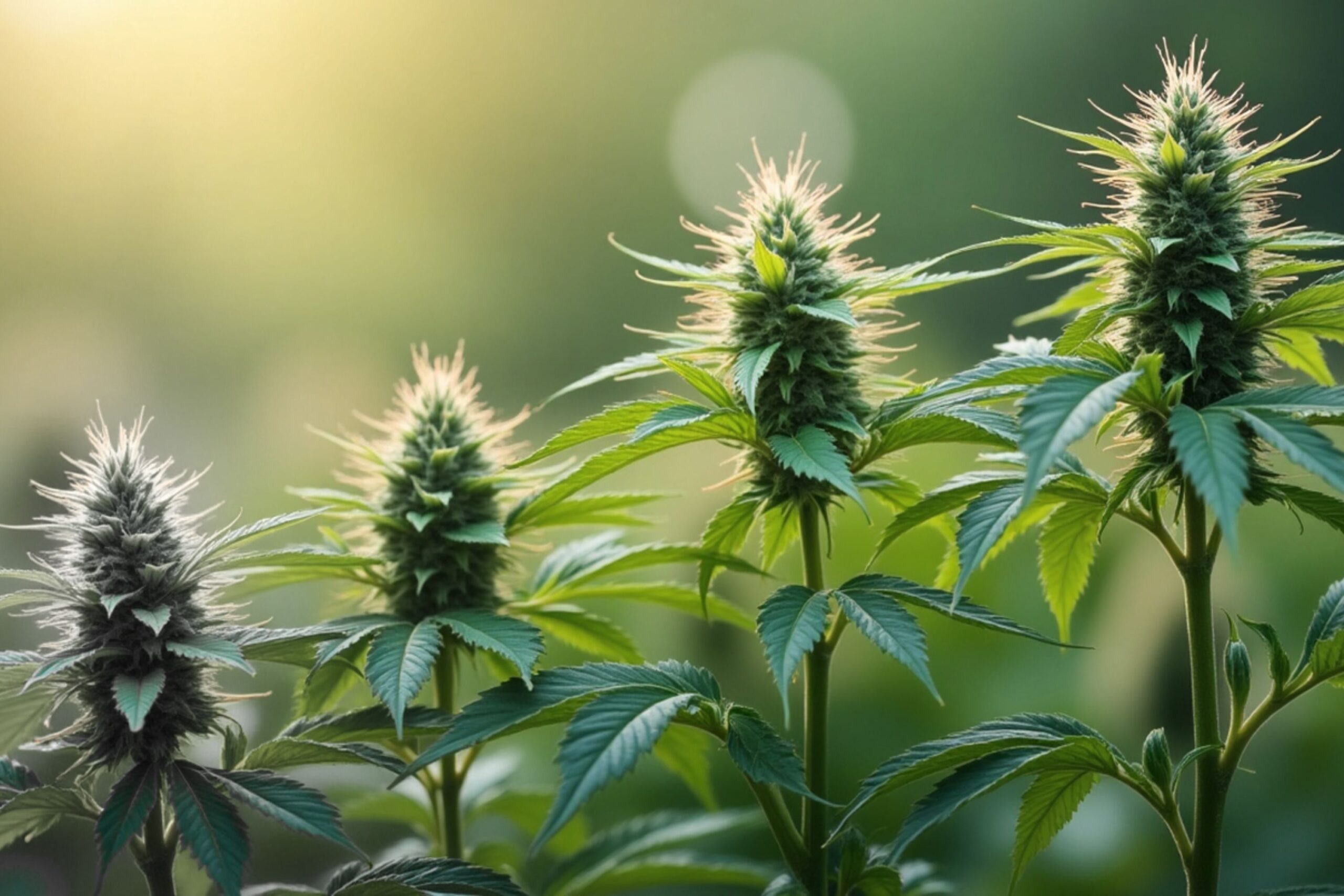 Stages of Development of Cannabis Plant Pistils