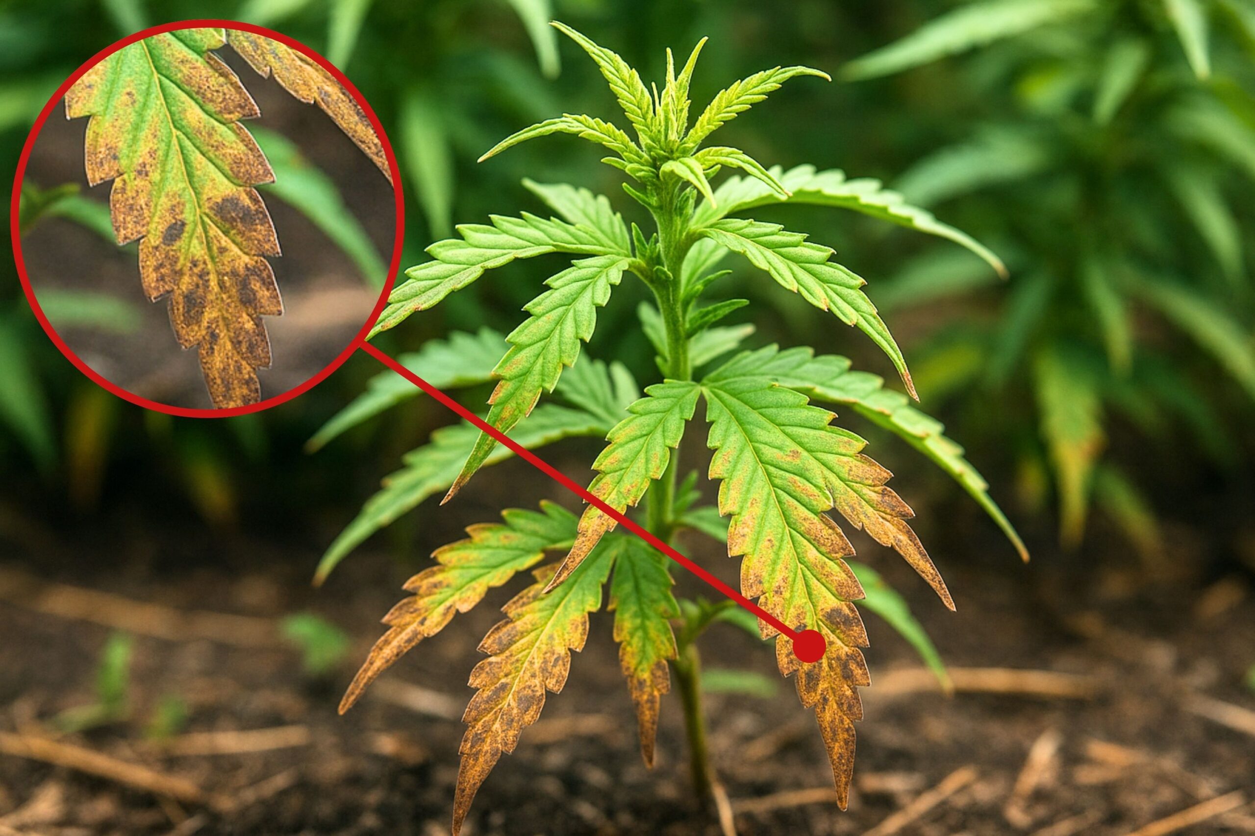 Calcium Deficiency Symptoms in Cannabis