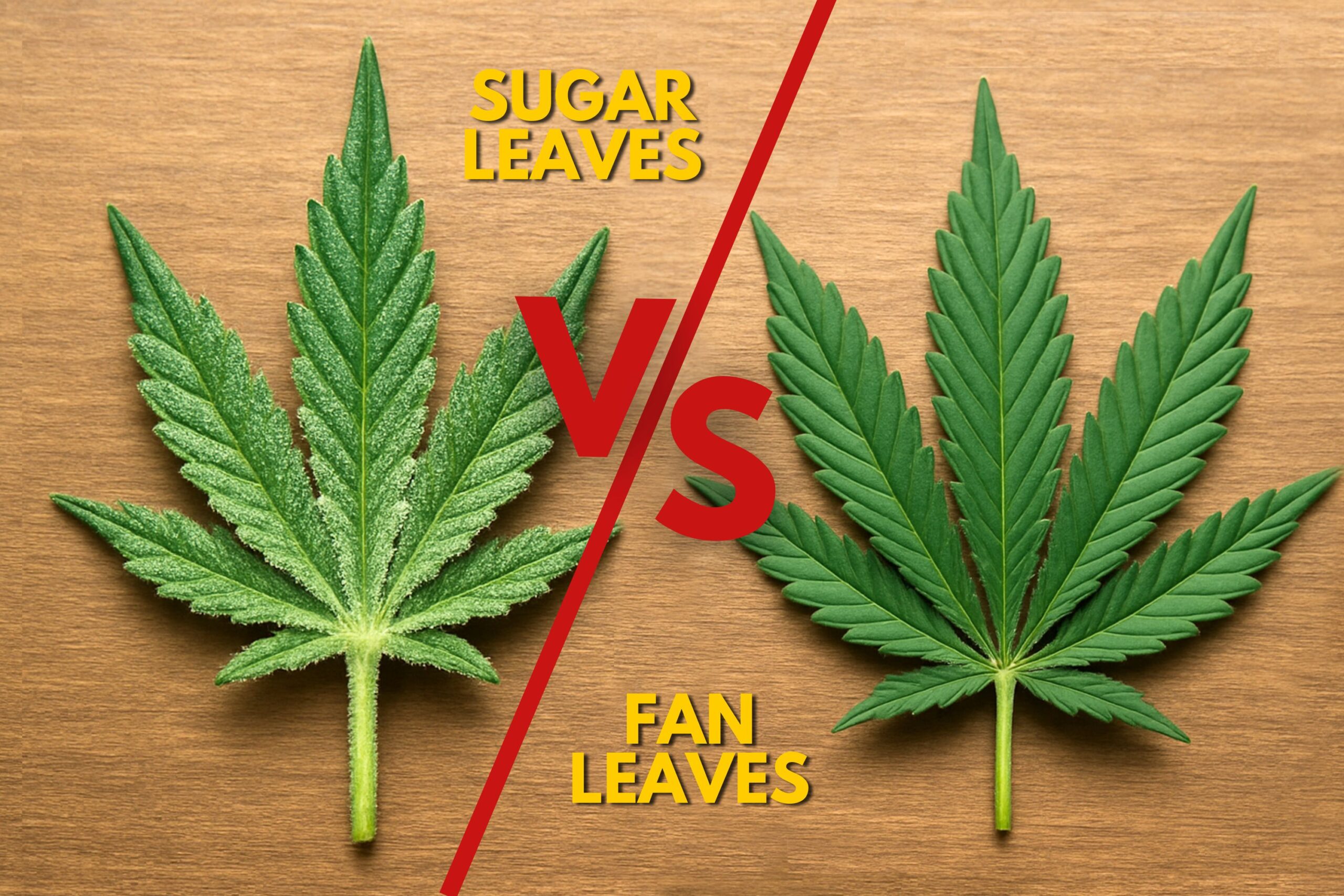 Sugar Leaves vs. Fan Leaves_ The Main Differences