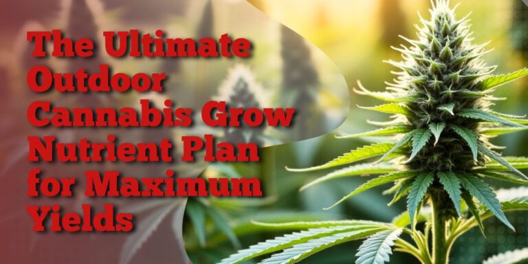 The Ultimate Outdoor Cannabis Grow Nutrient Plan for Maximum Yields