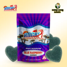 Magic Mushroom Blue Raspberry Flavor Gummies