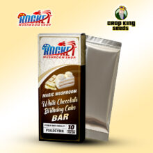 Magic Mushroom White Chocolate Birthday Cake Bar