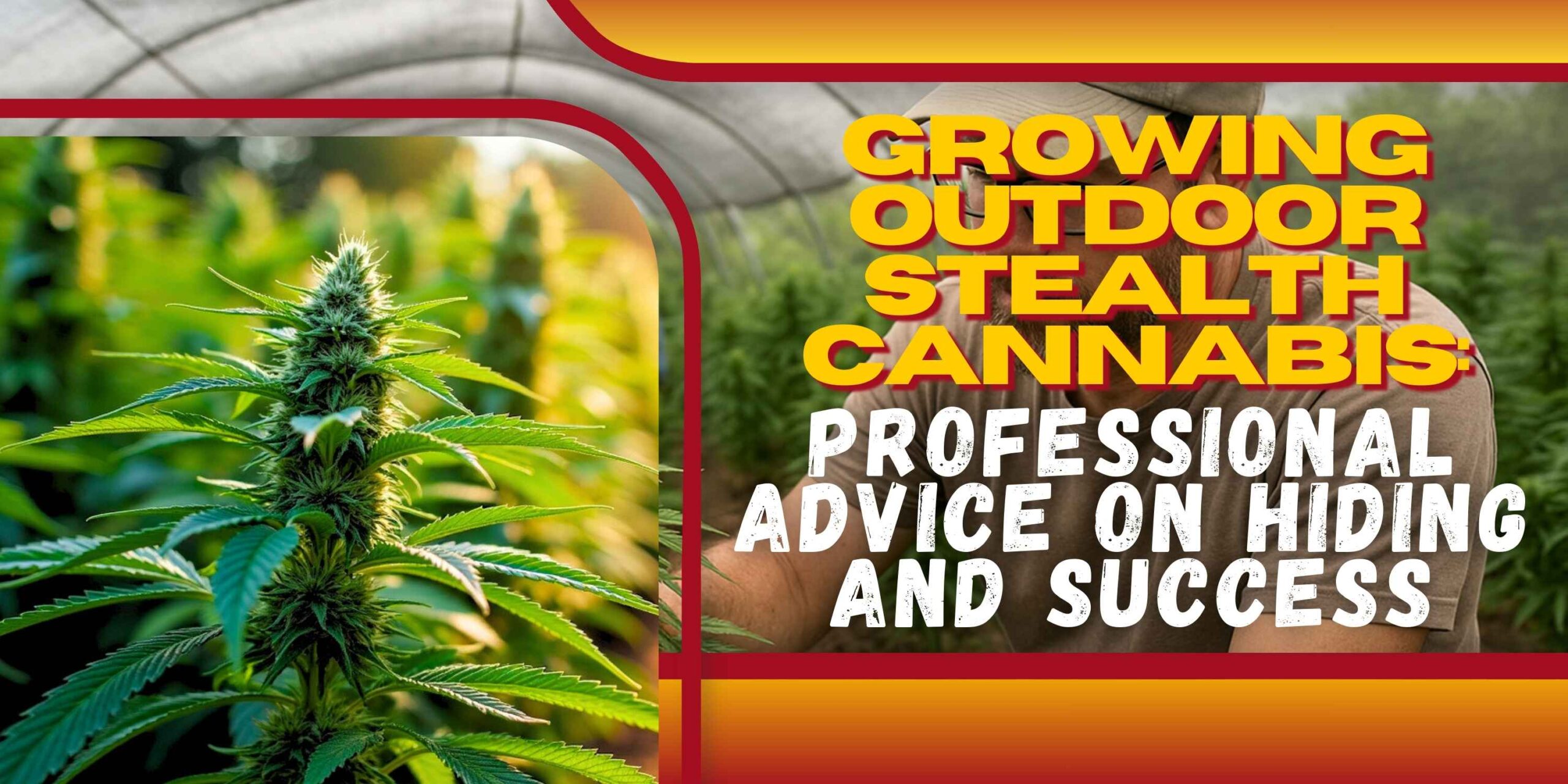 Growing Outdoor Stealth Cannabis: Professional Advice on Hiding and Success